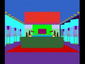 hotel reception hall design complete 07 3D Model
