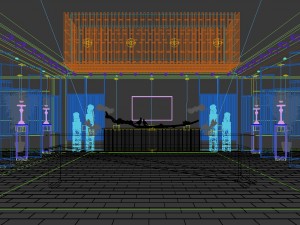 hotel reception hall design complete 07 Modello 3D
