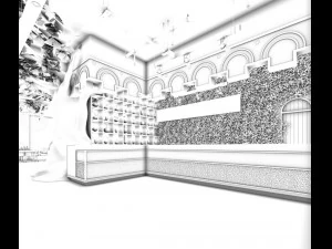 internet cafes arcade racing game 01 3D Model