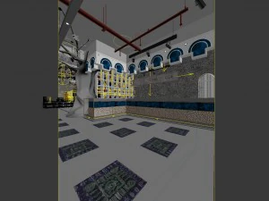 internet cafes arcade racing game 01 3D Model