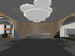 office meeting room reception hall 01 3D Model