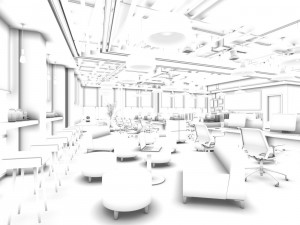 office meeting room reception hall 02 3D Model
