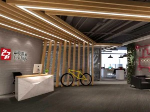 escrit&oacute;rio sala de reuni&atilde;o sala de recep&ccedil;&atilde;o 02 Modelo 3D