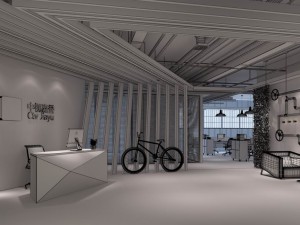 office meeting room reception hall 02 3D Model