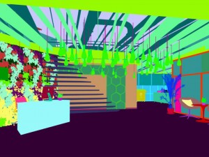 office meeting room reception hall 05 3D Model