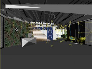 office meeting room reception hall 05 3D Model