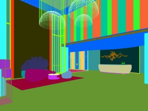 office meeting room reception hall 06 3D Model