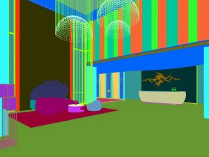office meeting room reception hall 06 3D Model