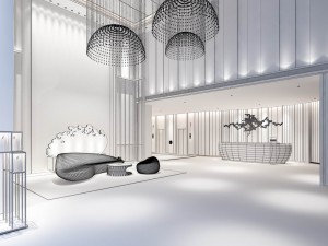 office meeting room reception hall 06 3D Model