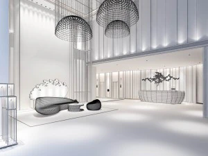 office meeting room reception hall 06 3D Model