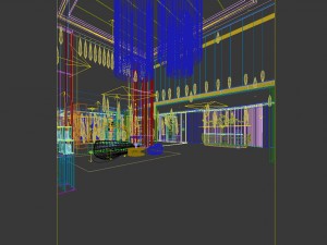 office meeting room reception hall 06 3D Model