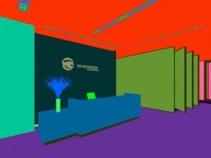 office meeting room reception hall 07 Model 3D