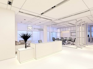 office meeting room reception hall 07 Model 3D