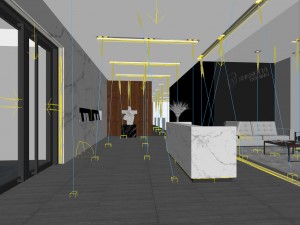 office meeting room reception hall 07 Model 3D