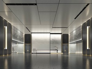 office meeting room reception hall 08 3D Model