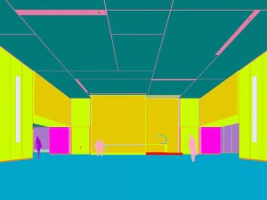 office meeting room reception hall 08 3D Model