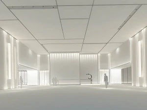 office meeting room reception hall 08 3D Model