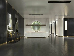 office meeting room reception hall 08 3D Model