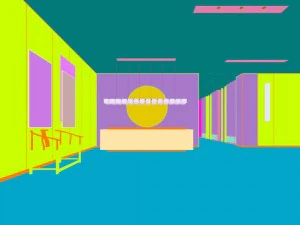 office meeting room reception hall 08 3D Model
