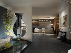 biuro sala konferencyjna recepcja 09 Model 3D