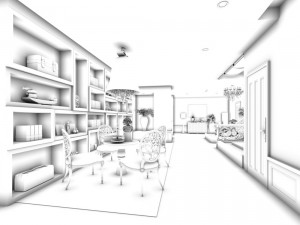 office meeting room reception hall 10 3D Модель