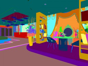 office meeting room reception hall 11 3D Model