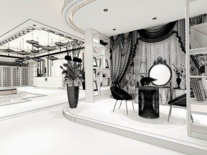office meeting room reception hall 11 3D Model