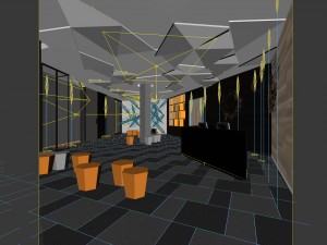 office meeting room reception hall 13 3D Model