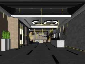 office meeting room reception hall 14 3D Модель