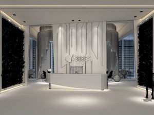 office meeting room reception hall 16 3D Model