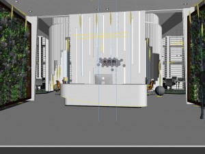 office meeting room reception hall 16 3D Model