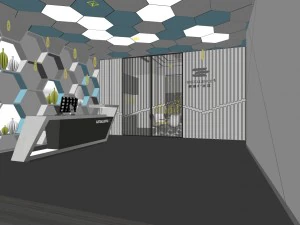 office meeting room reception hall 18 3D Model