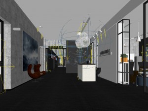 office meeting room reception hall 19 3D Модель