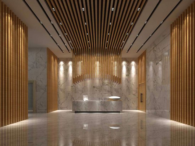 office meeting room reception hall 20 Modello 3D .c4d .max .obj .3ds .fbx .stl .blend 
