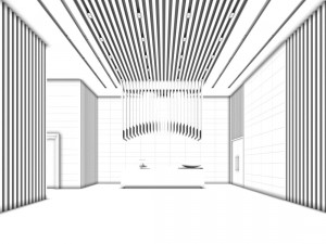 office meeting room reception hall 20 Modello 3D