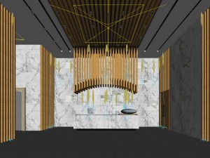 office meeting room reception hall 20 Modello 3D