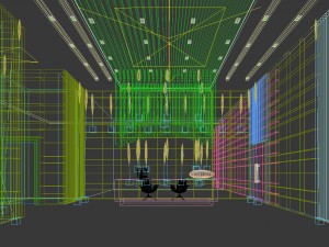 office meeting room reception hall 20 Modello 3D