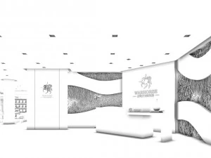 office meeting room reception hall 21 3D Model