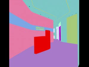 office meeting room reception hall 22 3D Model