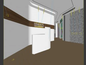 office meeting room reception hall 22 3D Model