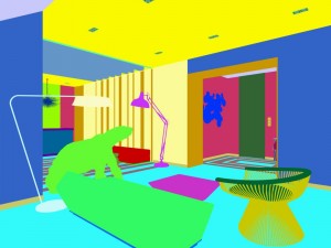 office meeting room reception hall 23 Modello 3D