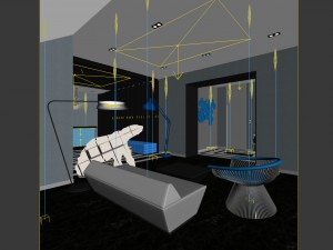 office meeting room reception hall 23 Modello 3D