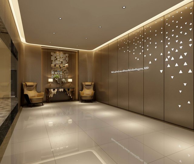 office meeting room reception hall 24 Model 3D .c4d .max .obj .3ds .fbx .stl .blend