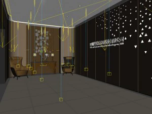 office meeting room reception hall 24 3D Model