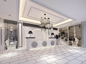 office meeting room reception hall 26 3D Model
