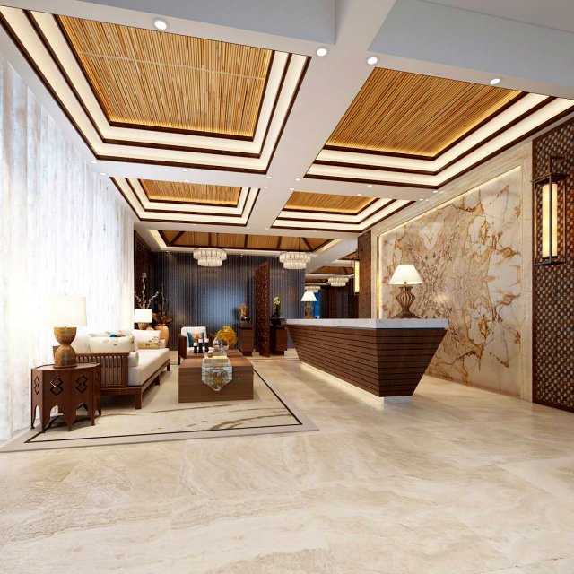 office meeting room reception hall 27 Model 3D .c4d .max .obj .3ds .fbx .stl .blend 