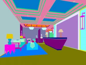 office meeting room reception hall 27 3D Model