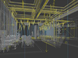 office meeting room reception hall 27 3D Model