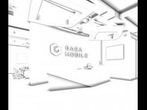 office meeting room reception hall 28 3D Model