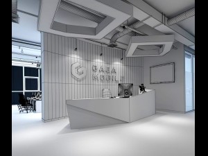 office meeting room reception hall 28 3D Model